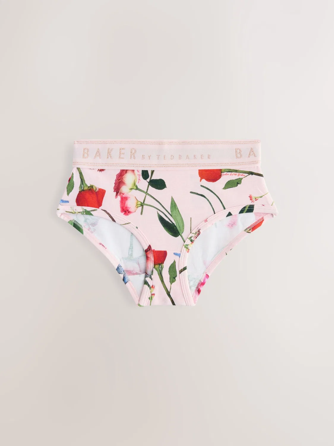 Трусы Baker by Ted Baker в розовом, светло-розовом и белом цветах — фото 3