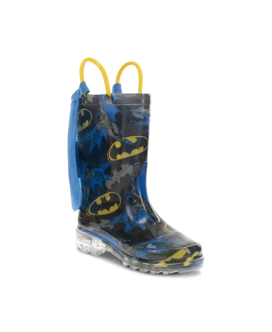 Детские резиновые сапоги с подсветкой Batman Western Chief, Charcoal