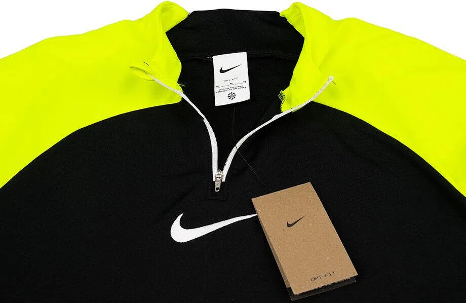 Мужской свитшот с длинным рукавом Academy Nike, Schwarz / Gelb — фото 2