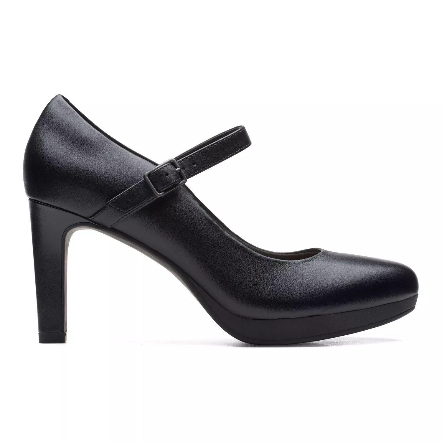 Женские кожаные туфли Clarks Ambyr Shine Clarks, черный