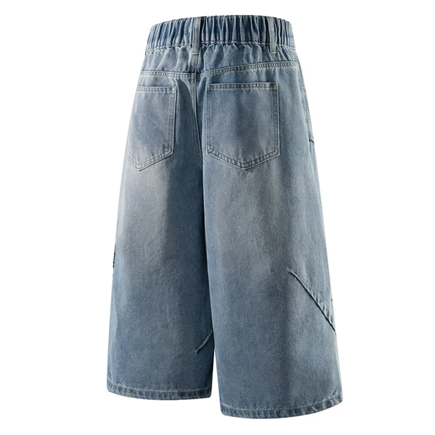 Детские джинсовые шорты унисекс с умеренной посадкой Denim Shorts Unisex Moderate MUSCLETECH — фото 4