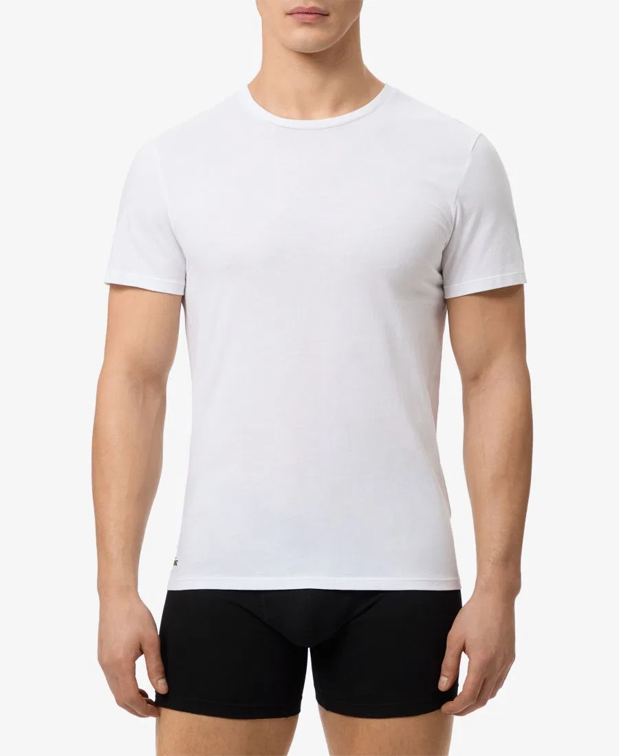 Мужской комплект маек-борцовок с V-образным вырезом 5 шт Lacoste, Black Buffalo-Pecan — фото 2