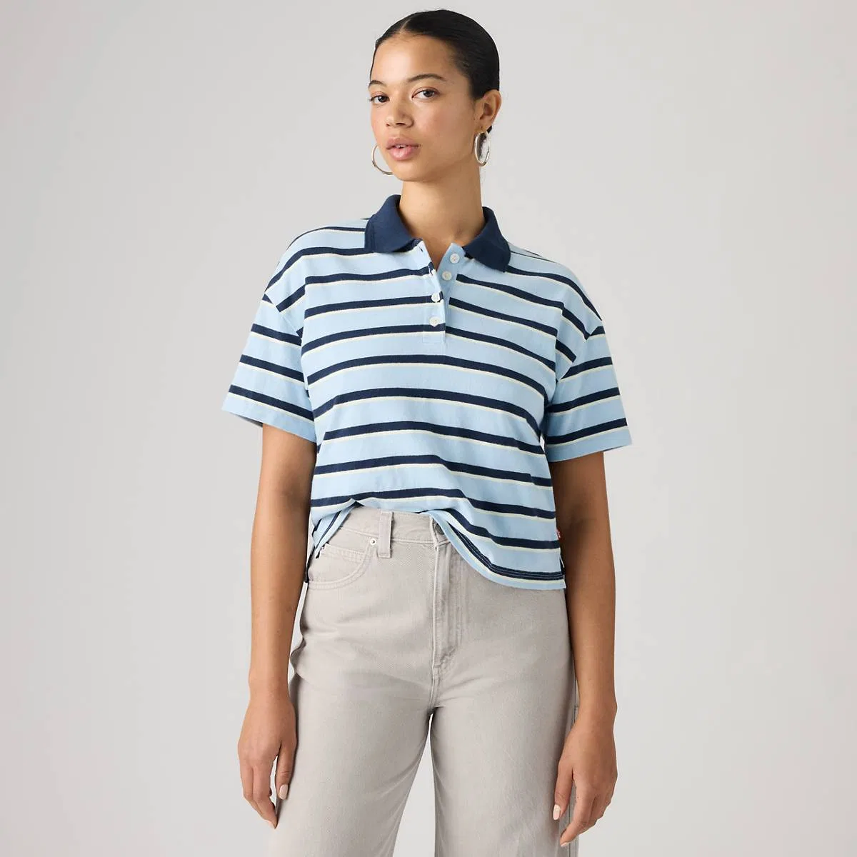 Дидион регби поло Levi's, Pepper Stripe Angel Falls - Multi-Color