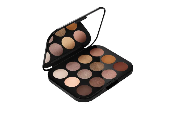 Женская палетка теней для век с нюдовыми оттенками UNFILTERED NUDES MAC, 12.2 г