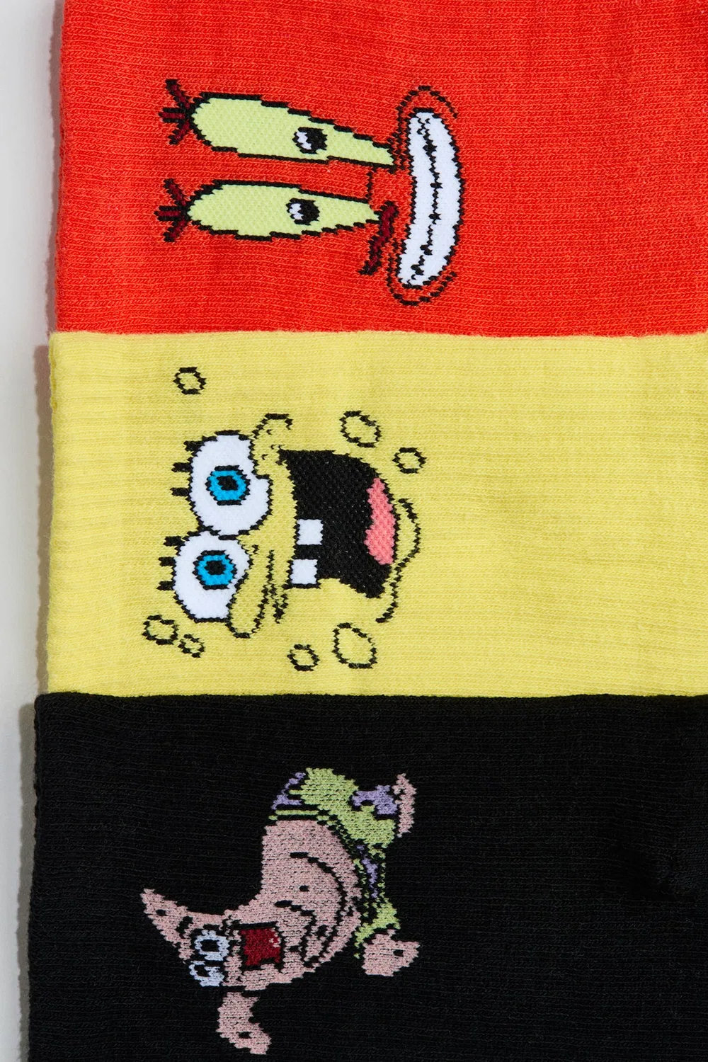 Набор из 5 носков с интарсией H&M, Gelb/Spongebob Schwammkopf — фото 3