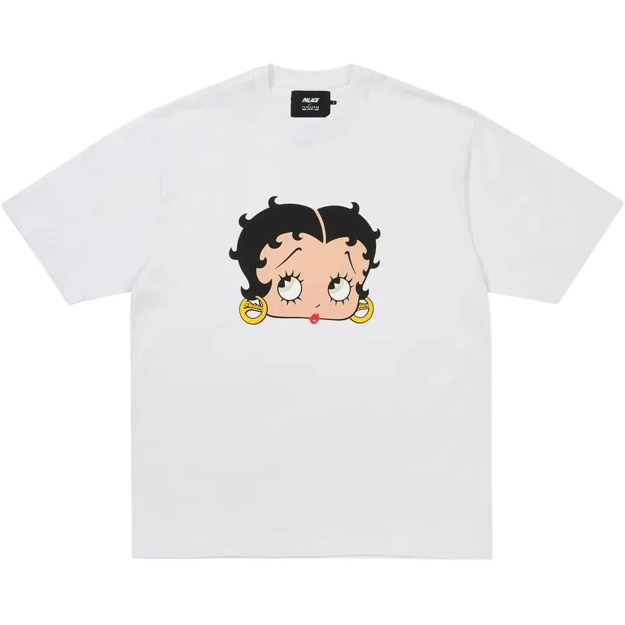 Детская футболка с принтом Betty Boop PALACE, White