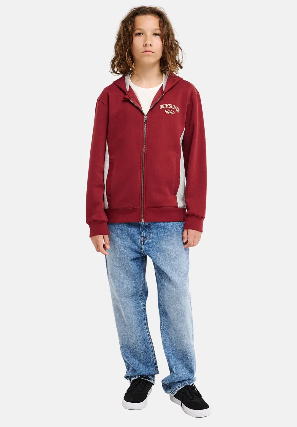 Одежда Jungen 8-16 | Верхний слой - толстовка на молнии Quiksilver, Rre