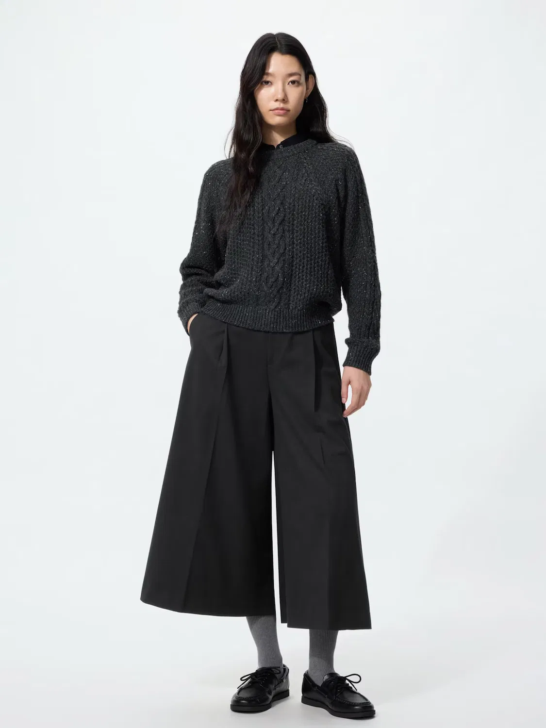 Кюлоты Uniqlo, черные