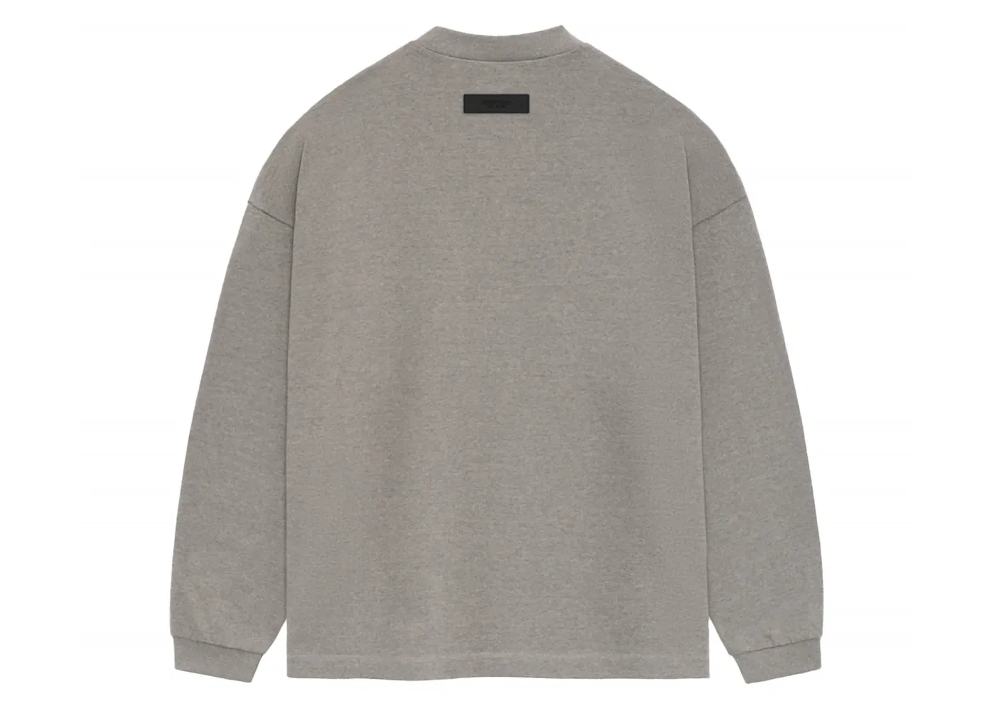 Мужская футболка с длинным рукавом Fear of God Essentials Core Collection Heavy L/S Tee, Heather Grey — фото 2