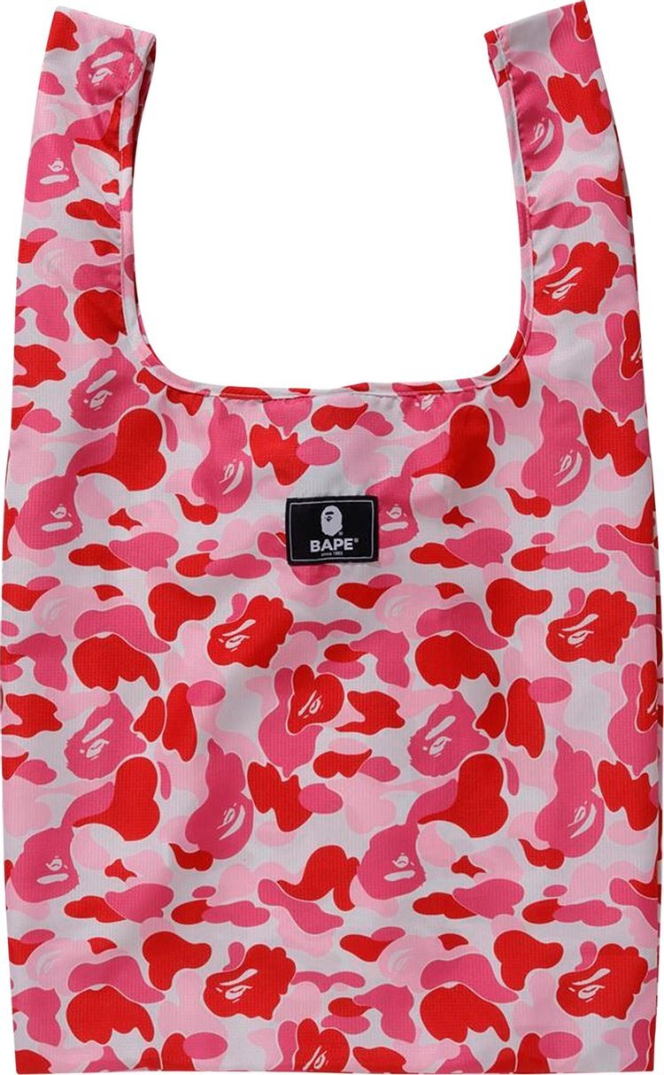 

Сумка BAPE ABC Camo L Shopping Bag Pink, розовый