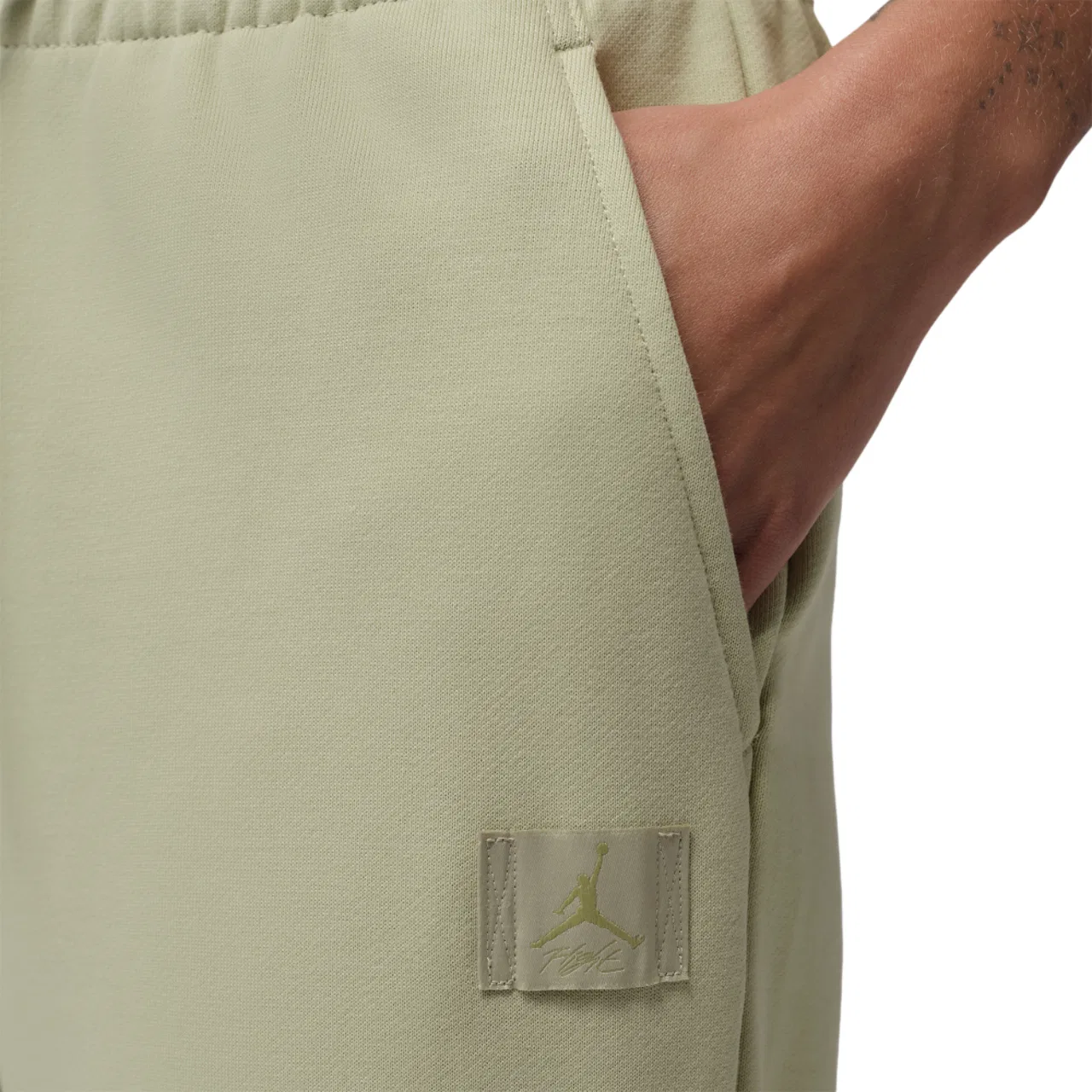 Женские брюки Flight Fleece FLR Jordan, цвет Lawn/Olive Aura — фото 3