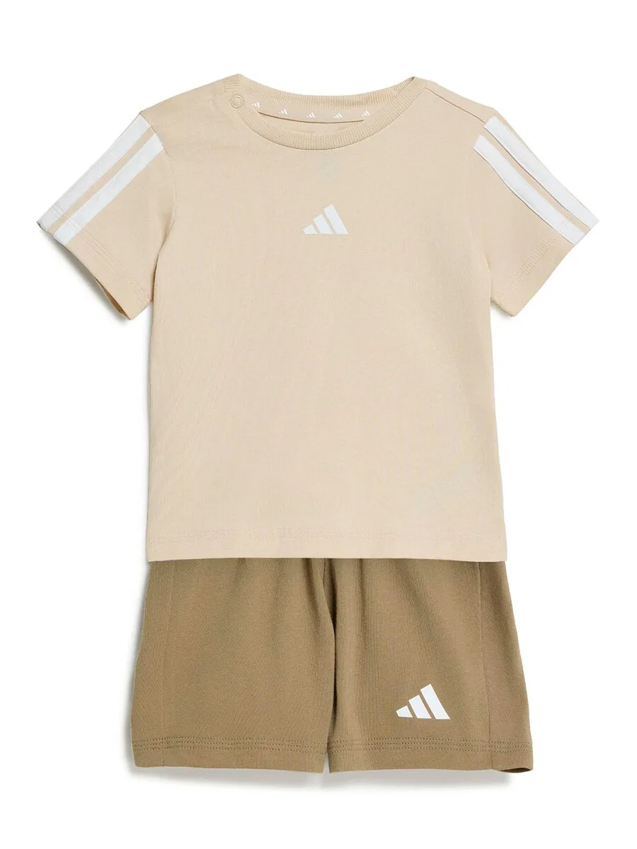 Спортивный костюм ADIDAS SPORTSWEAR 'Essentials' светло-бежевого цвета