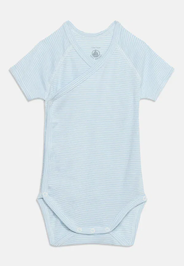 Комплект из 3 предметов, хлопок, glaustinuke Petit Bateau, Blue/White, белый — фото 3