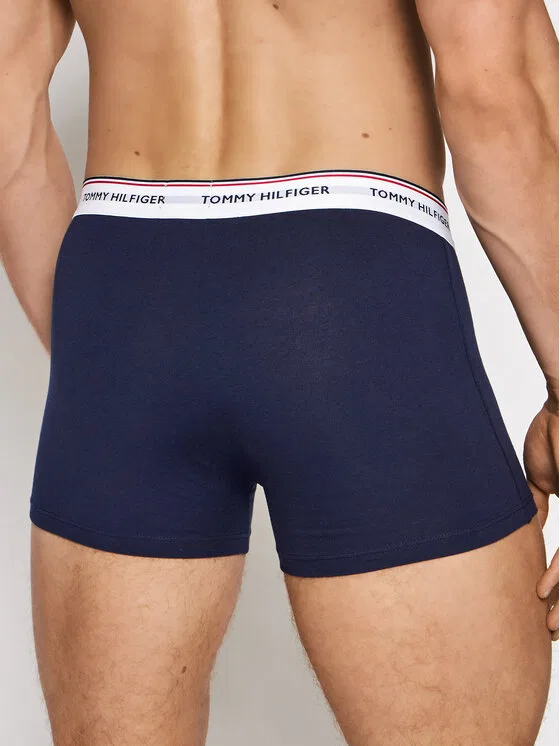 Комплект боксеров 3P Trunk Tommy Hilfiger, темно-синий — фото 4