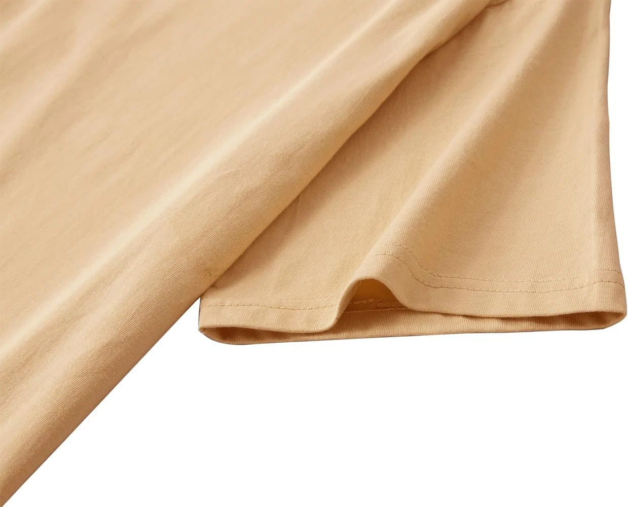 Женская футболка с принтом Pray for Los Angeles, V-образный вырез, Khaki — фото 3
