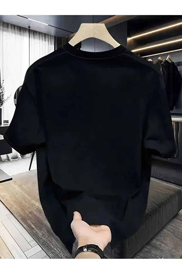 Детская футболка с принтом Qubo Sportswear & Company, Black — фото 2