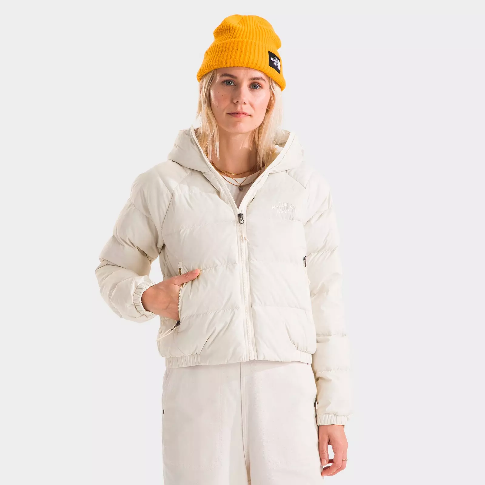 

Куртка Women's The North Face Hydrenalite Down Hooded, бежевый