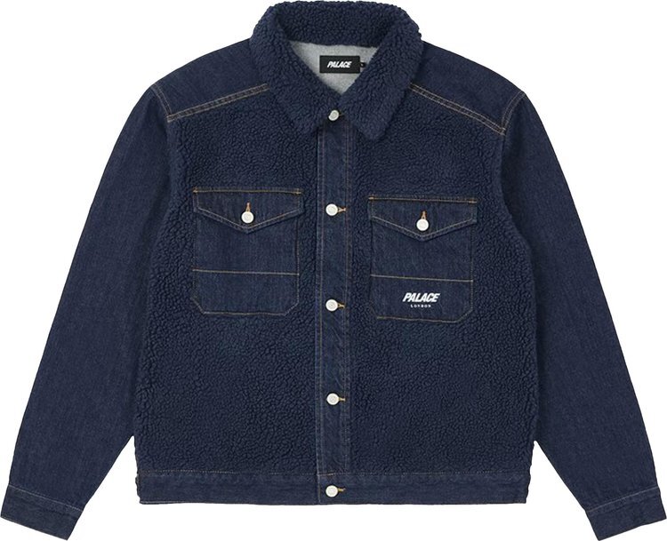 

Куртка Palace Grizzly Denim Jacket 'Indigo', синий