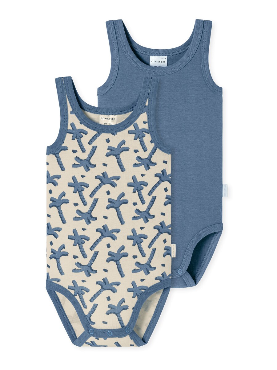 

Комбинезон SCHIESSER Nature Love, цвет Cream/Blue denim