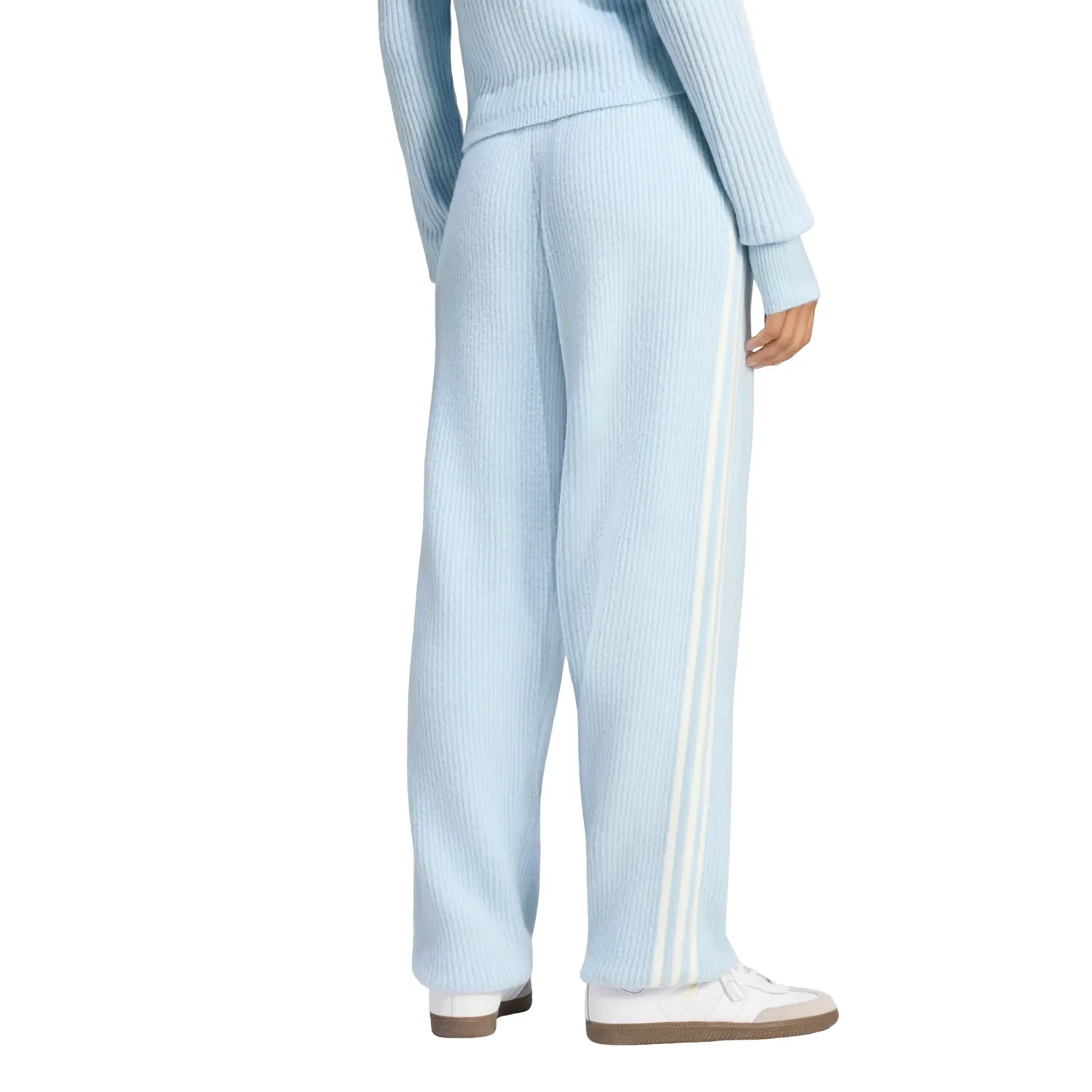 Женские брюки Jennie Knitted Loose Pants Asia Sizing 'Wonder Blue' adidas, Wonder Blue — фото 3