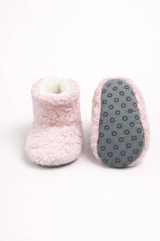 Детские тапочки для девочек с принтом Numix Baby Kids, Powder Pink — фото 3
