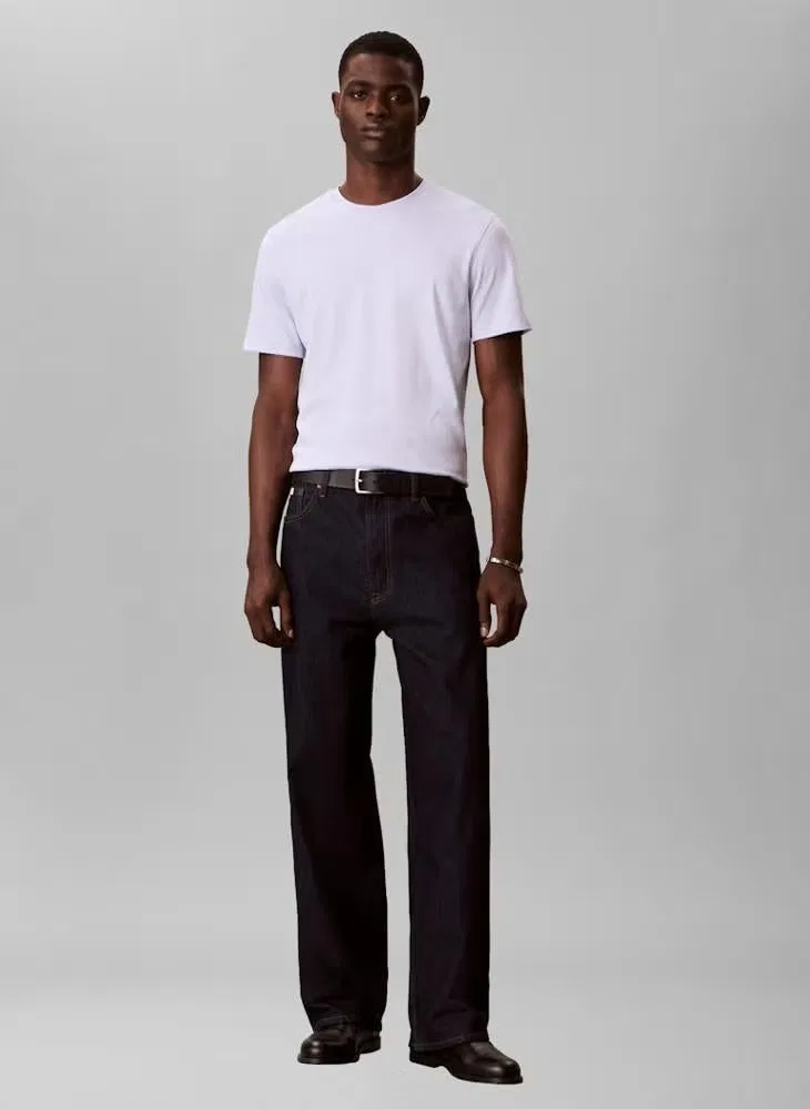Футболка из хлопка пима, модель Pima cotton, Calvin Klein, фиолетовый — фото 4