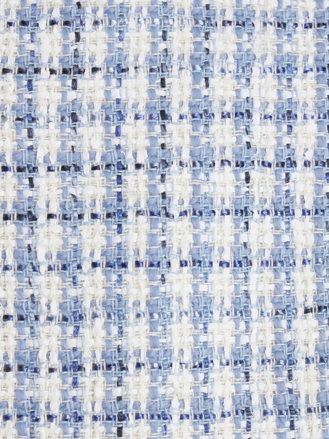 Пиджак из твида с круглым вырезом ETRO, синий — фото 2