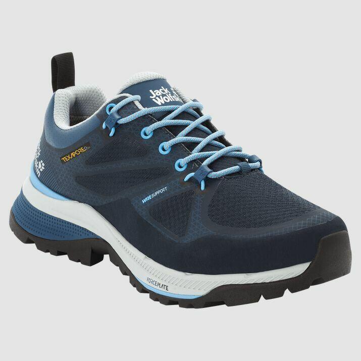 

Низкие походные ботинки Jack Wolfskin Force Striker Texapore для женщин, синий
