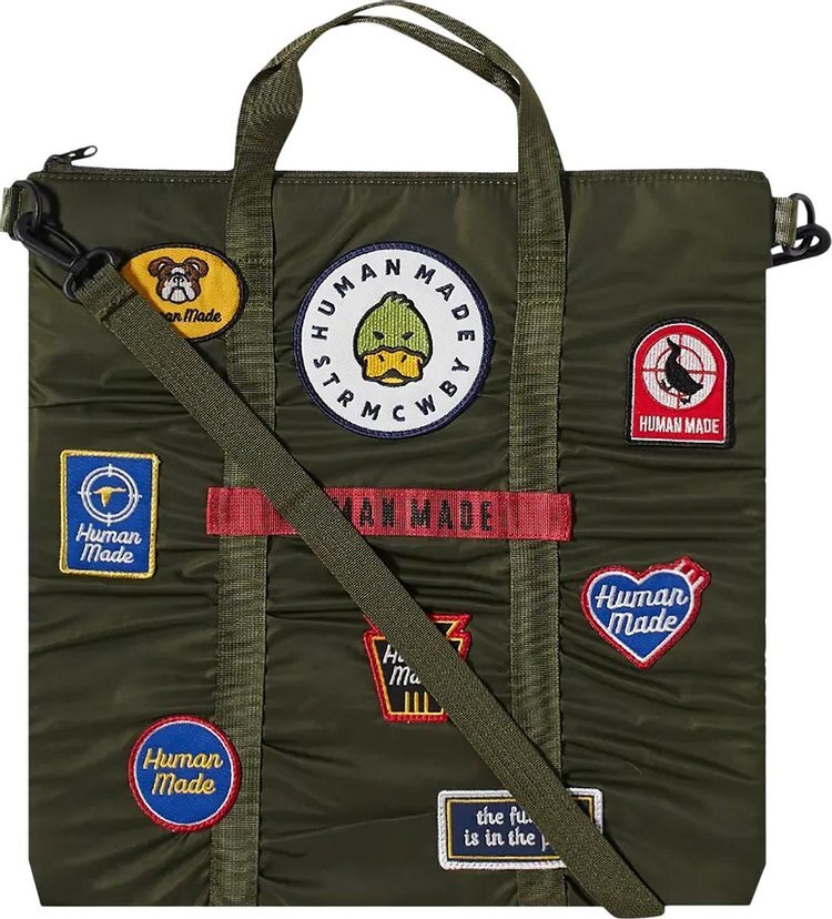 

Сумка Human Made Helmet Bag Olive, зеленый