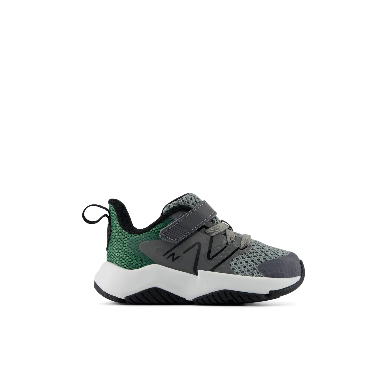 Детские кроссовки на шнурках с верхней застежкой Rave Run v2 New Balance, Castlerock With Slate Grey And Outfield