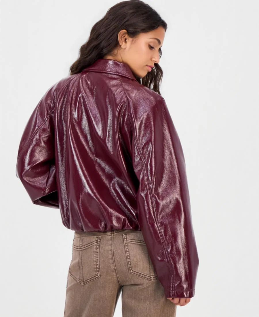 Куртка из экокожи Madden Girl, Plum — фото 3