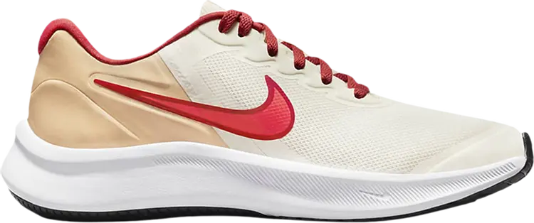 

Кроссовки Nike Star Runner 3 GS 'Sail Bright Crimson', белый