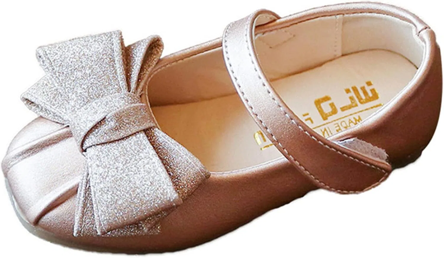 Детские туфли Мэри Джейн с бантом для девочек Stunner, Bow Silver