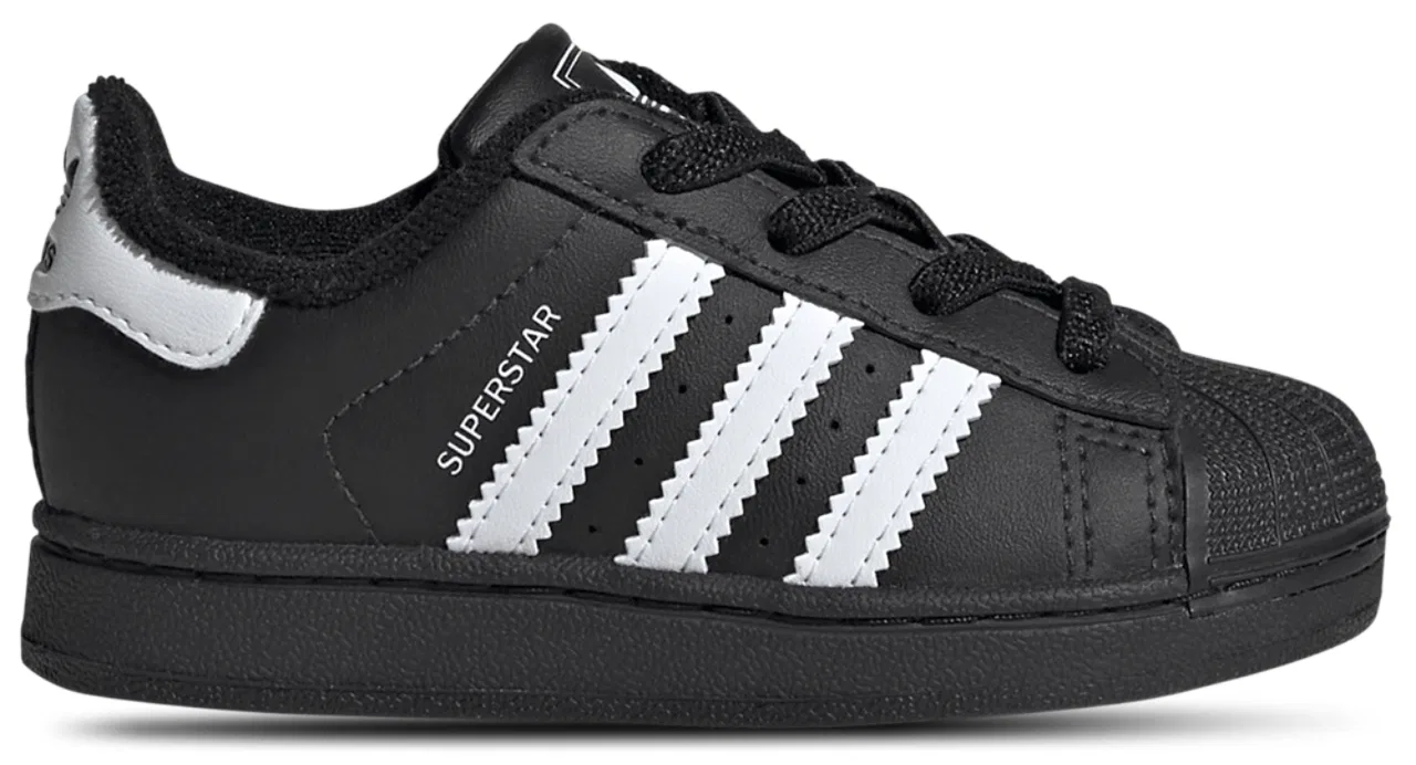 Кроссовки для мальчиков Superstar II Adidas, черный/белый