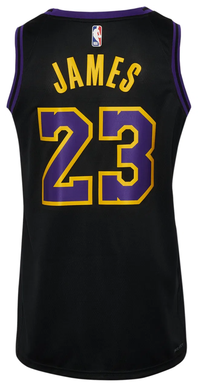 Мужская баскетбольная джерси Dri-FIT Swingman City Edition Lakers Nike, черный
