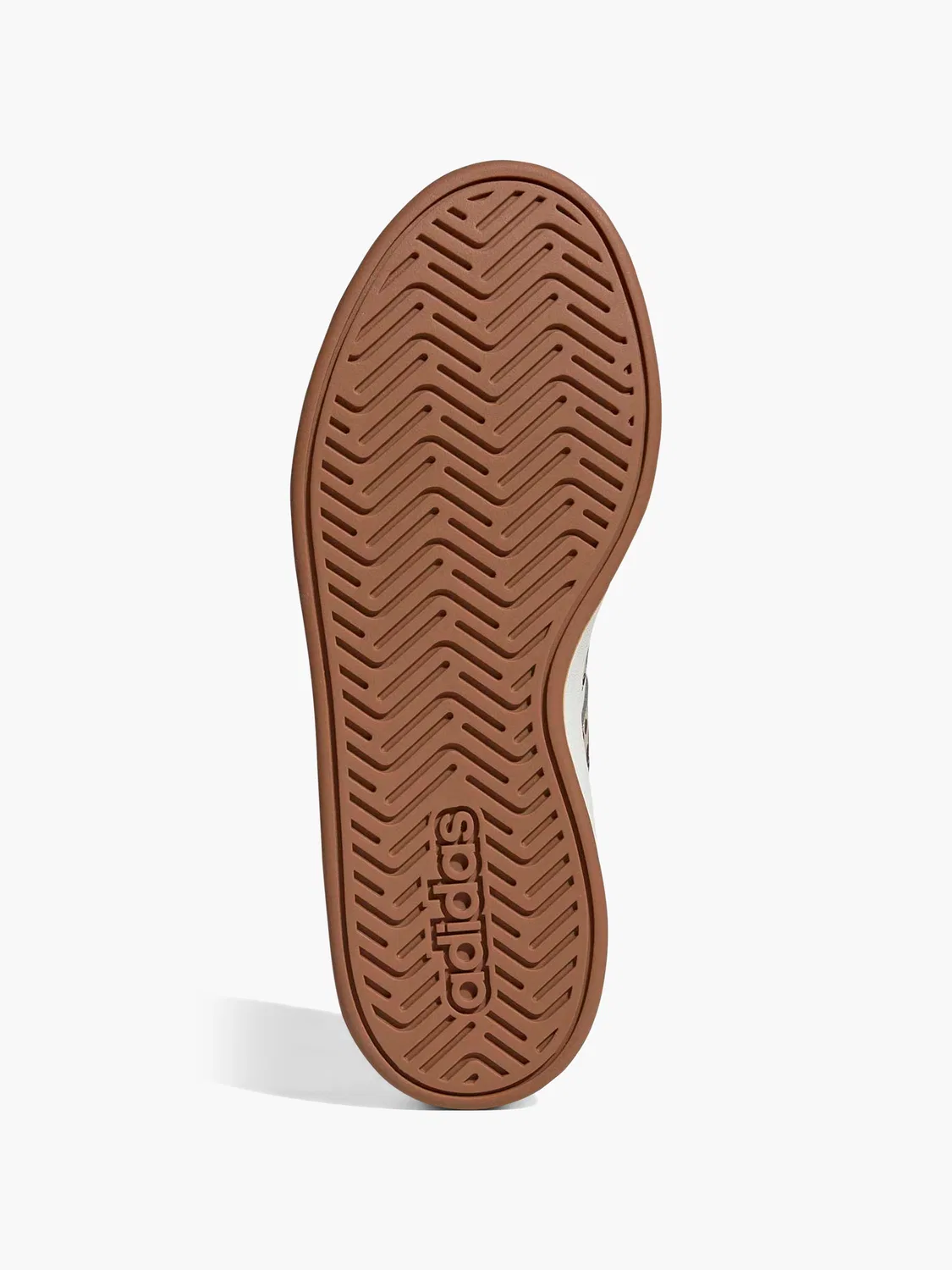 Детские кроссовки с леопардовым принтом Grand Court 3.0 J Adidas, белый — фото 4