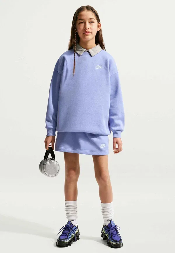 Толстовка оверсайз из хлопка Nike Sportswear Club, light thistle, белый