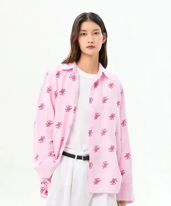 Рубашка из льна, свободный крой, Tommy Hilfiger