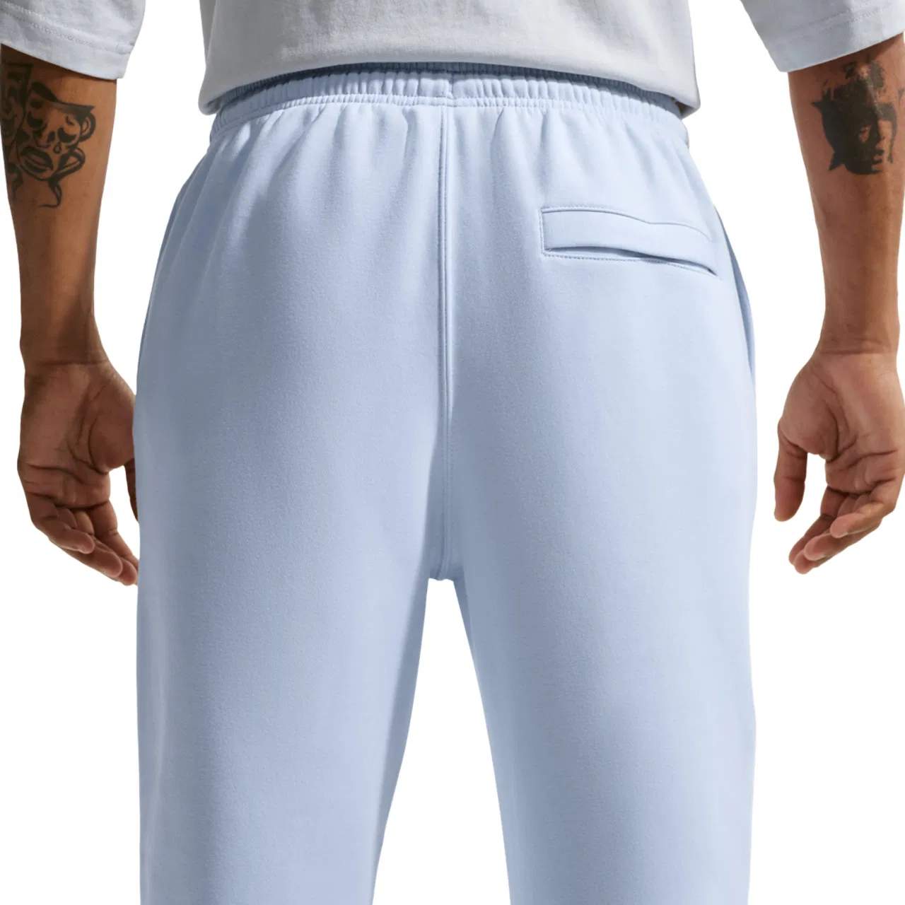 Мужские брюки Club BB Nike, цвет White/Hydrogen Blue/Hydrogen Blue — фото 4