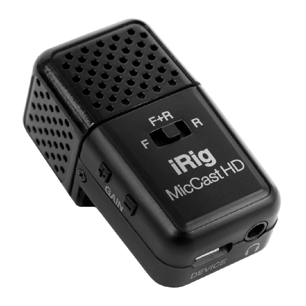 Микрофон IK Multimedia iRig Mic Cast HD, черный - фото