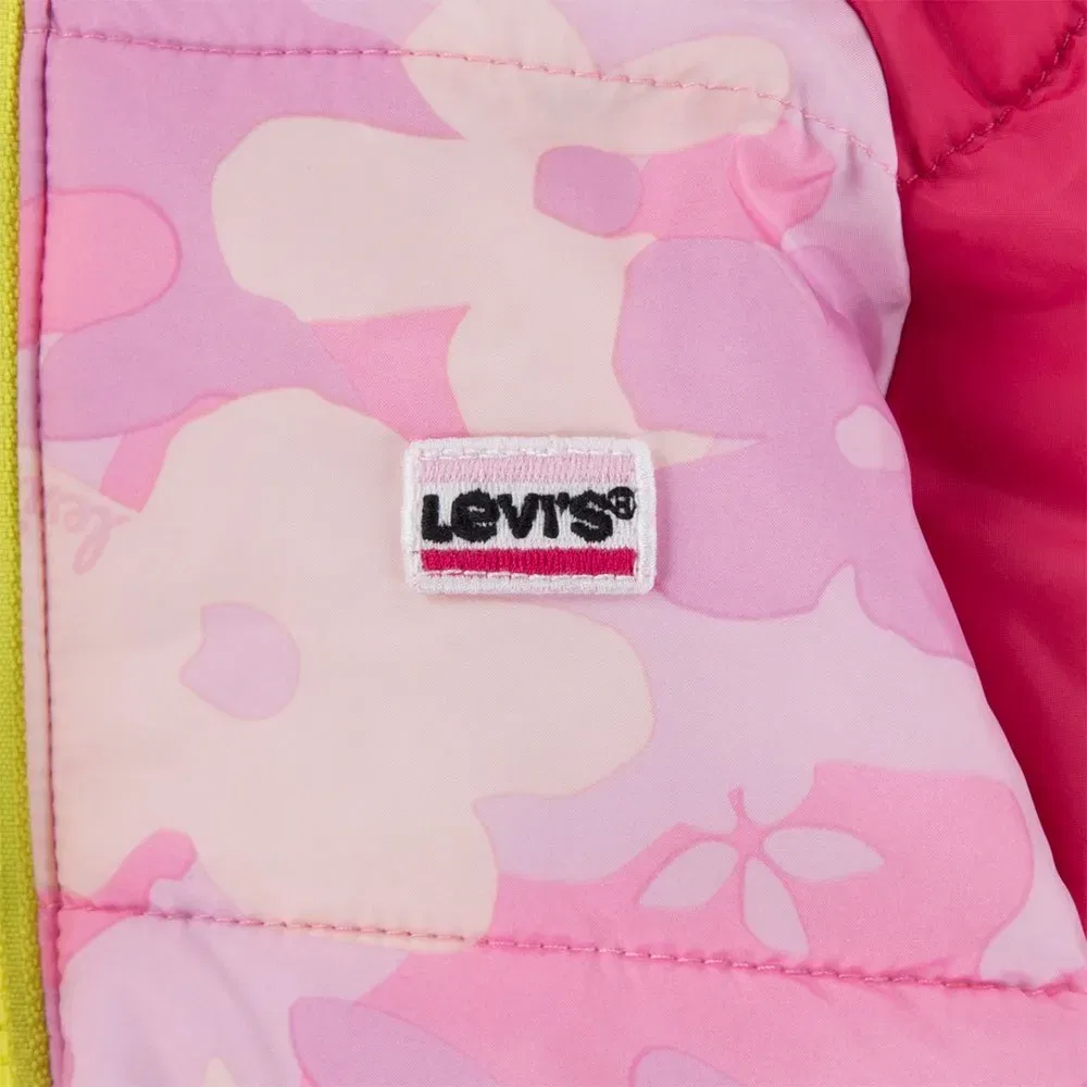 Детский комбинезон для девочек с длинным рукавом Levi's, Pink — фото 3