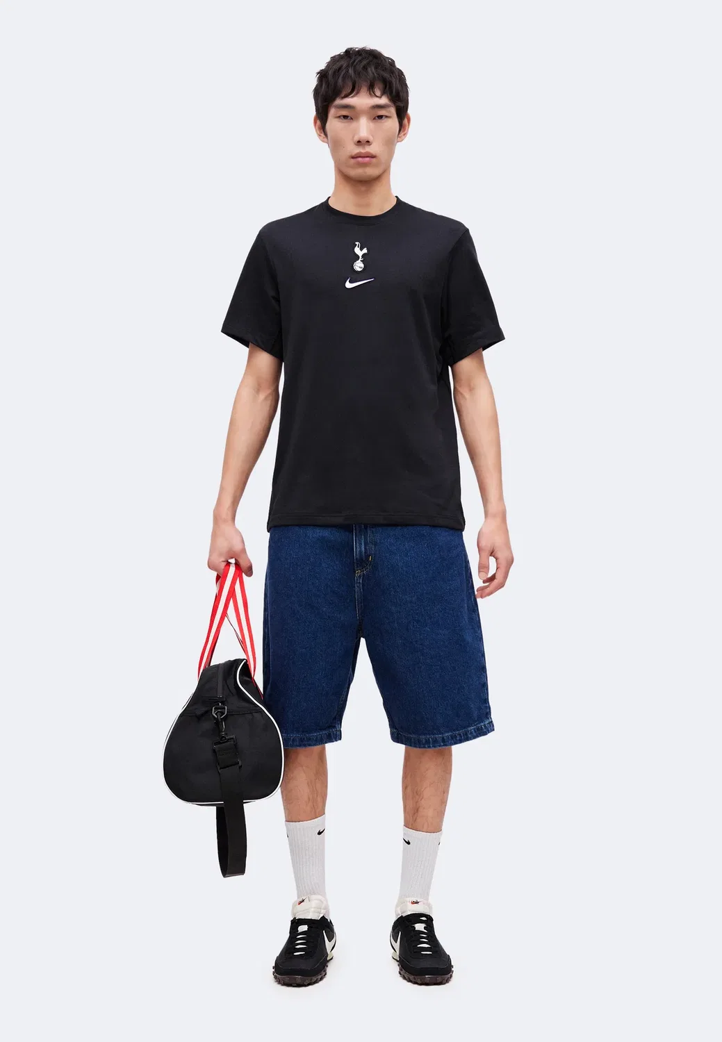 Основная форма THFC - клубная одежда Nike Performance, Black/New Orchid/White — фото 2
