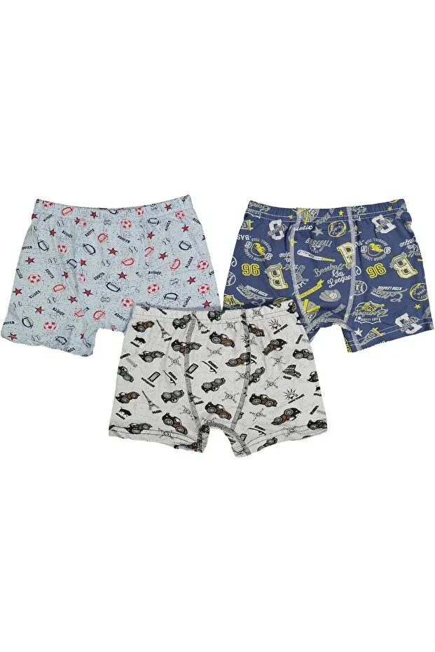 Детские боксеры для мальчиков с принтом Heki Baby & Kid, Multicolor — фото 2