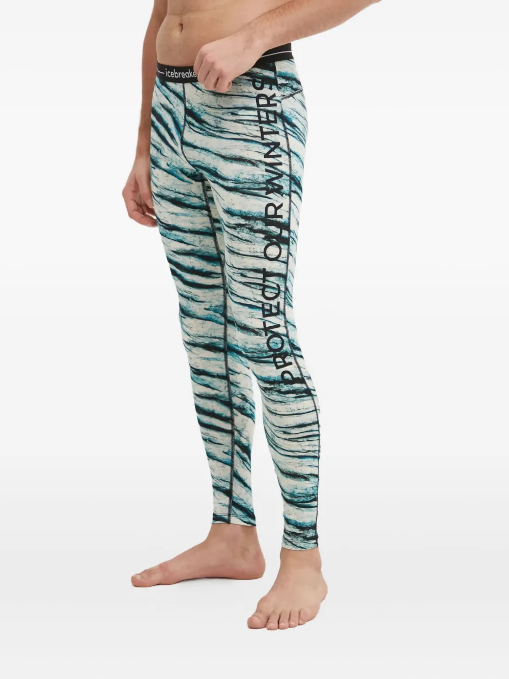 

Леггинсы с принтом Icebreaker, белый