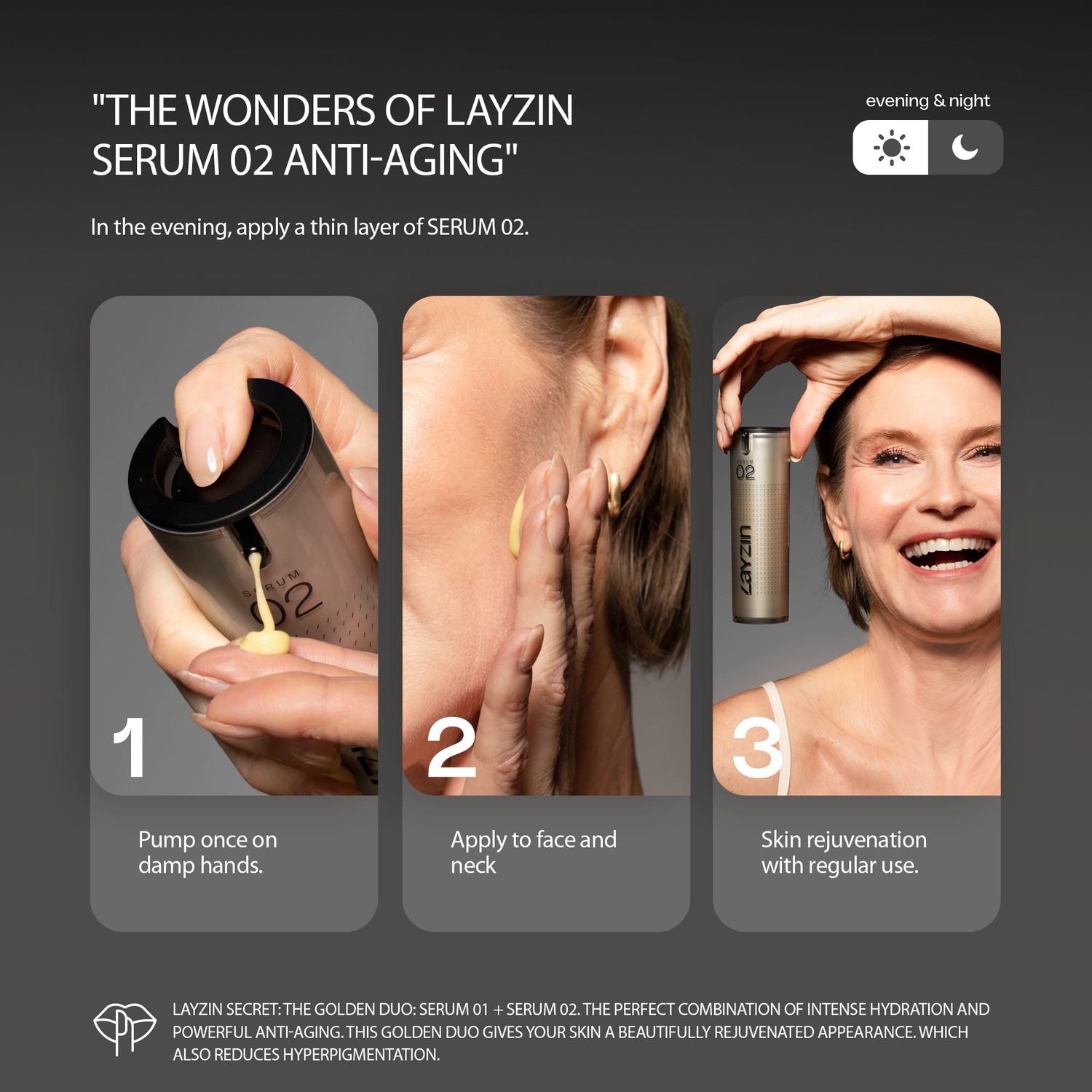 Сыворотка Layzin — Для лица anti-aging retinol serum , объем, 30 мл — фото 4