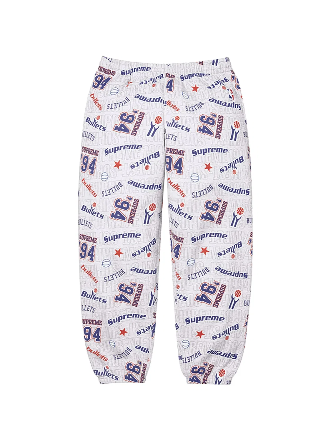 Спортивные брюки NBA из коллаборации с Mitchell & Ness Supreme, серый — фото 2