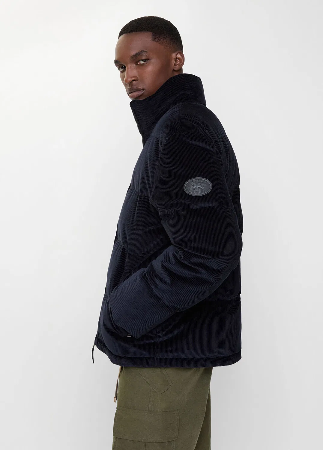 Пальто Burberry Snowdon, темно-синее — фото 4