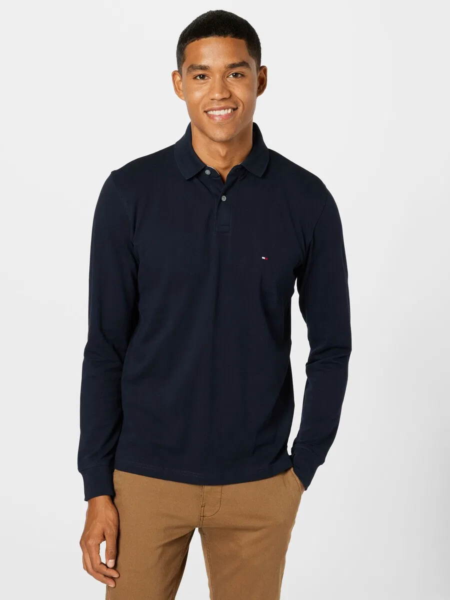 Рубашка TOMMY HILFIGER '1985 Regular Long Sleeve', цвет темно-синий — фото 2