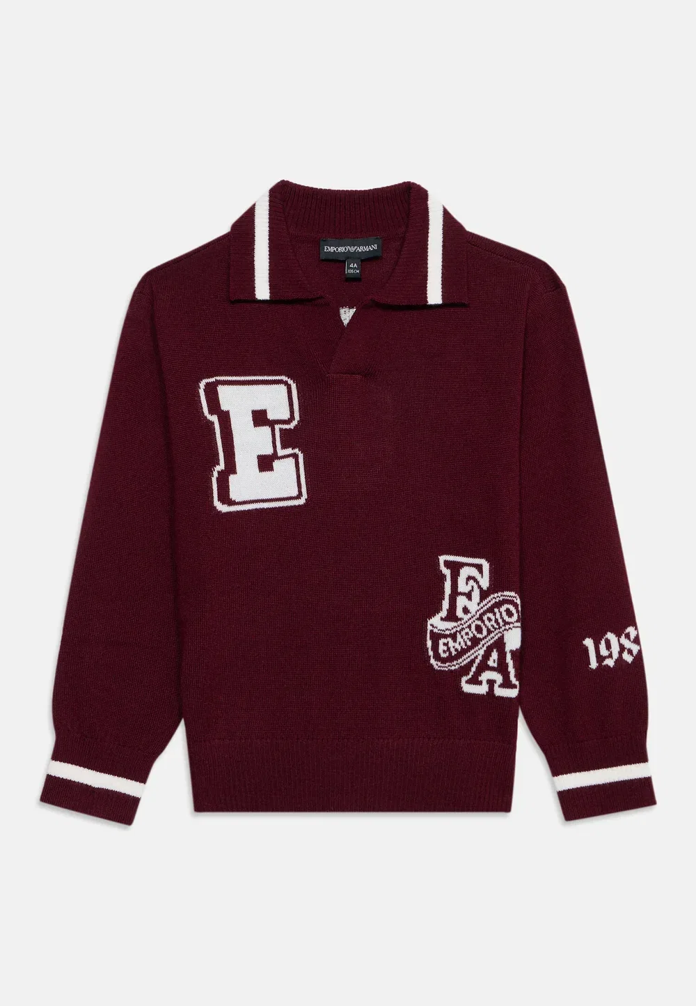 Джемпер унисекс Emporio Armani, Maroon Banner