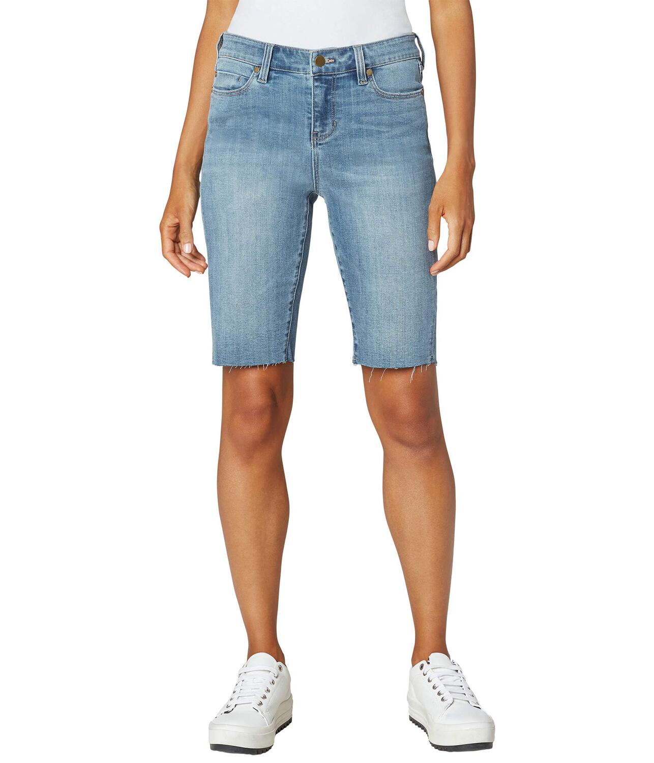 

Шорты Liverpool, Five-Pocket Cruiser Shorts with Cut Hem in Del Mar